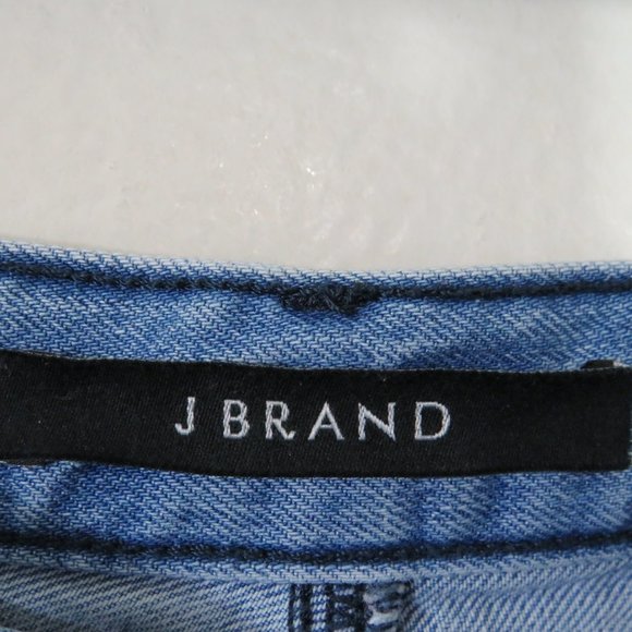 J Brand Light Blue Frayed Hem Jeans - Picture 2 of 10